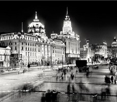 黑白照片体现中国城市魅力