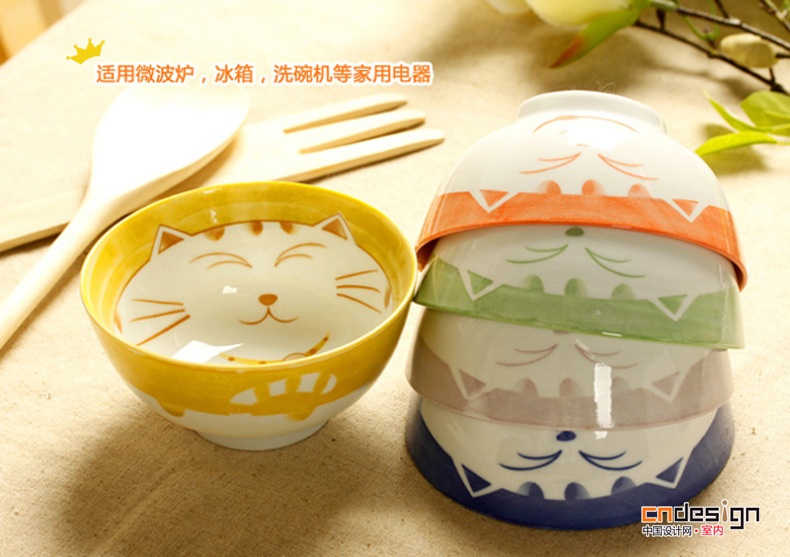 日式招财猫餐具