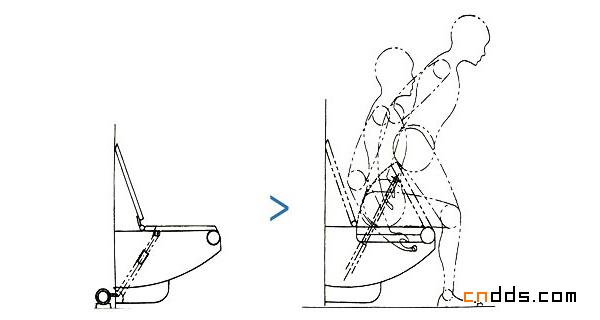 “助起”馬桶創(chuàng)意設(shè)計