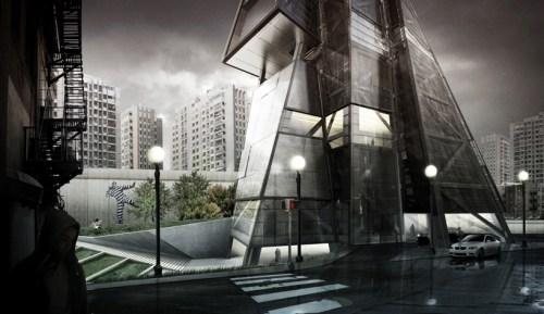 创意十足的“监狱”的建筑概念设计欣赏