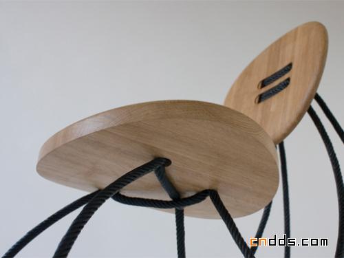 木纽扣椅设计
