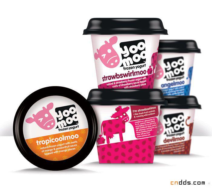 Yoomoo冷冻酸奶包装设计