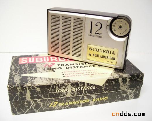 怀旧设计：1960年代老式晶体管收音器