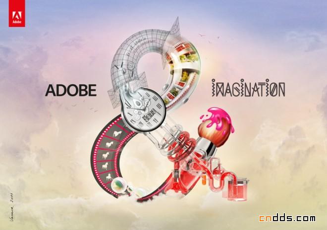 ADOBE活动展厅海报设计