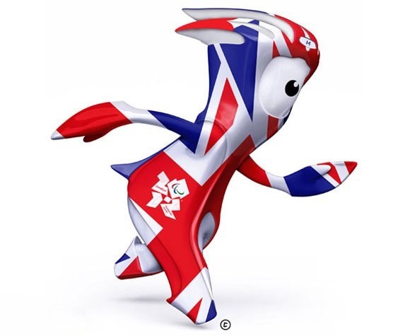 可爱的2012伦敦奥运吉祥物