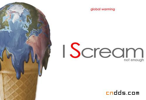 全球变暖警示公益海报欣赏