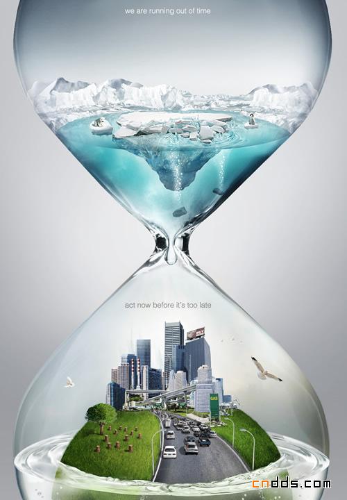 全球变暖警示公益海报欣赏