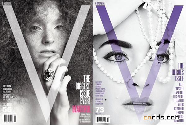 美国《V》杂志封面设计