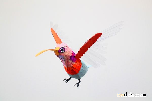 跃然纸上的小鸟儿