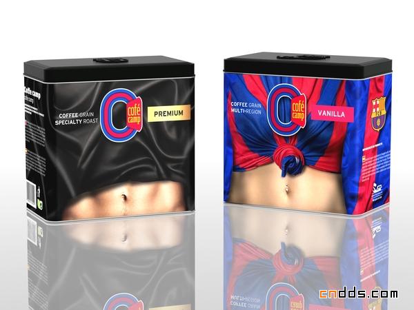 巴塞罗那足球俱乐部咖啡包装设计