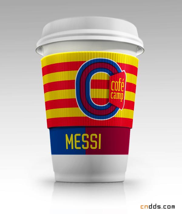 巴塞罗那足球俱乐部咖啡包装设计