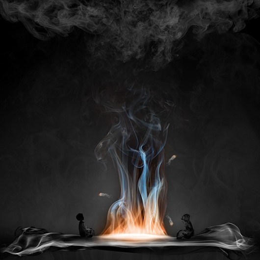 Mehmet Ozgur的烟雾艺术
