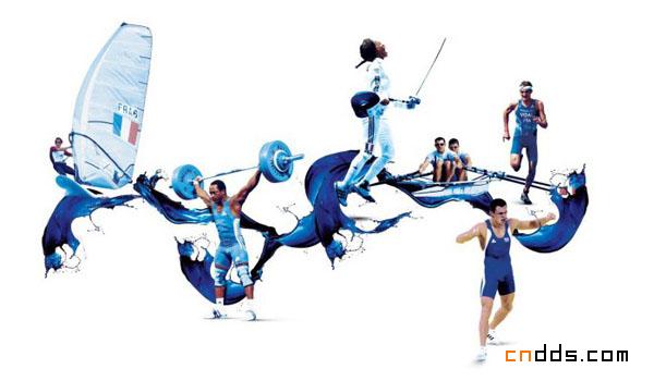 2012伦敦奥运会法国奥运代表队Logo及视觉形象