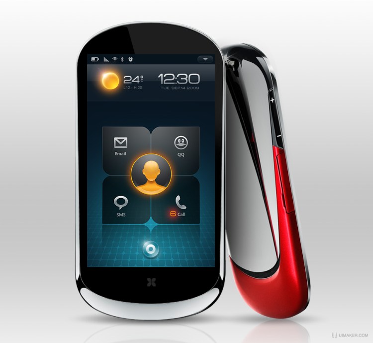 國外設計師作品聯想樂phone  ui