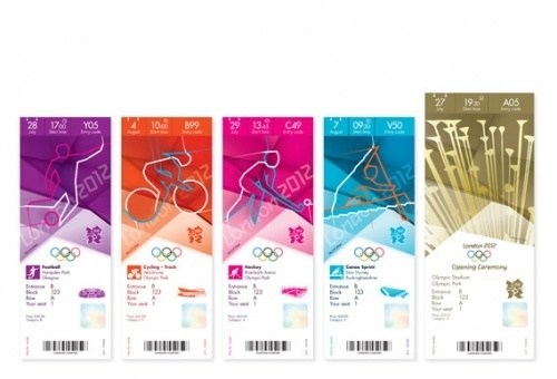 伦敦奥运会门票设计