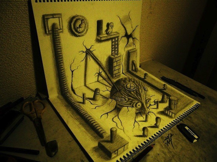 绘画即骗术——超强3D立体手绘，你中招了吗？ 