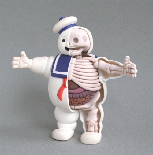 Jason Freeny超酷的玩偶解剖式雕塑