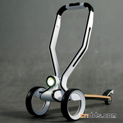 移动环保概念购物车