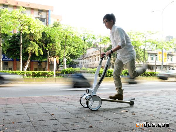 移动环保概念购物车