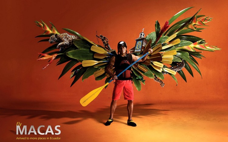Ecuador航空公司创意广告