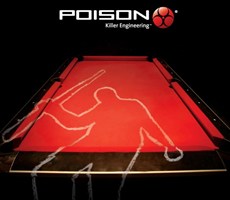 美洲豹球杆 Poison Billiards广告