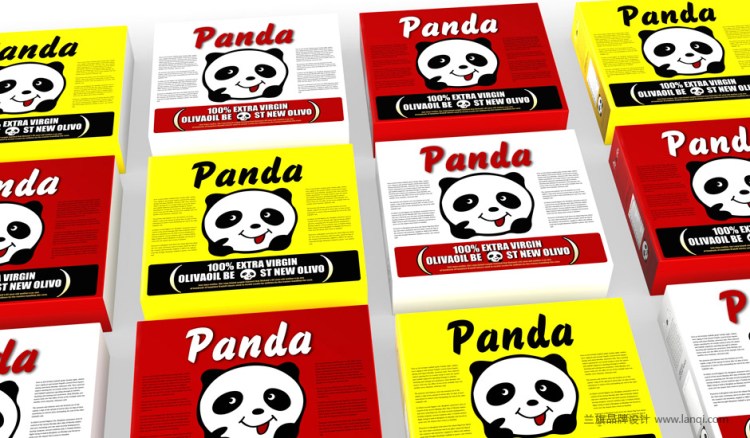 香港panda集团品牌策划与包装设计 兰旗