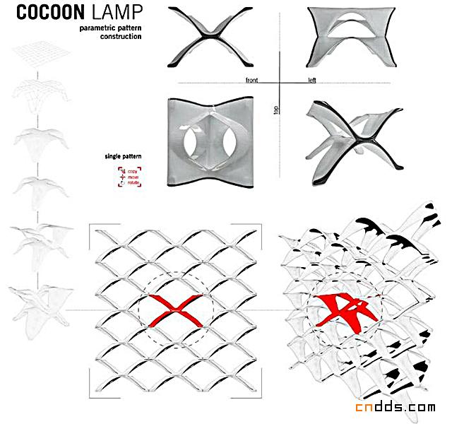 Cocoon Lamp-3D打印技术 蚕茧灯