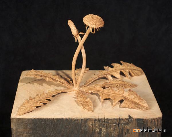 精湛的木雕作品