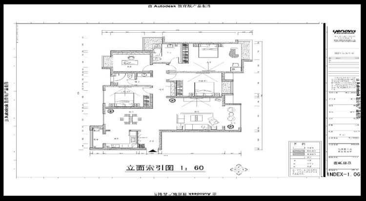 打造方圆创世四居室装修效果图