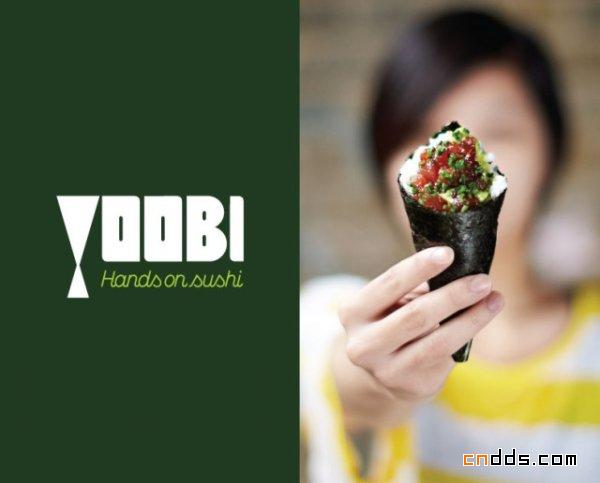 倫敦Yoobi 壽司店 : 品牌設(shè)計欣賞