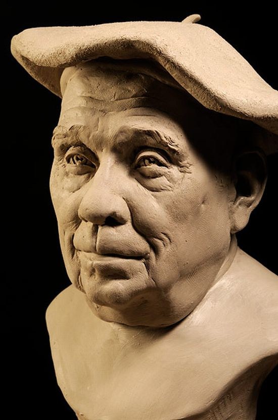 美国雕塑家Philippe Faraut 人物表情和面部塑造