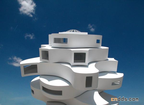 Michael Jantzen 设计的风型展馆
