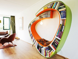 创意多功能的Bookworm书架
