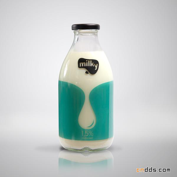 Milky品牌新颖独特包装设计