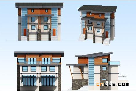 加拿大奥肯那根湖附近的住宅设计