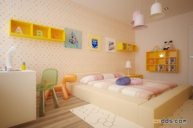 七彩儿童房设计
