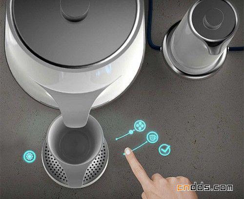激光投影咖啡壶