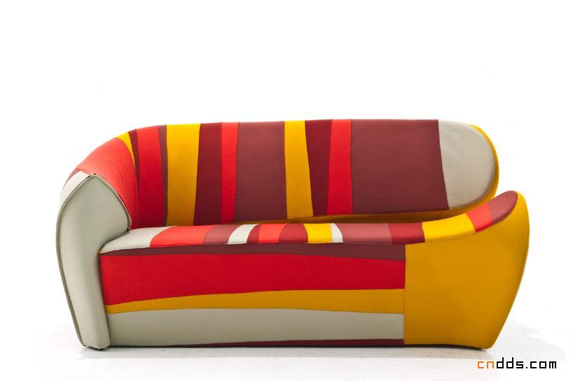 意大利设计师五颜六色的沙发设计