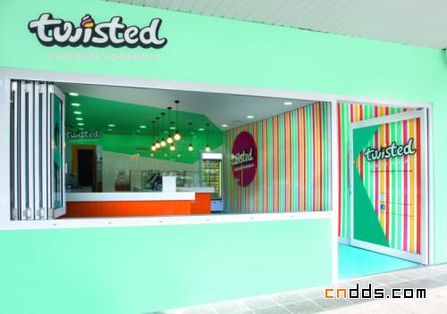 Twisted冷饮品牌店空间设计