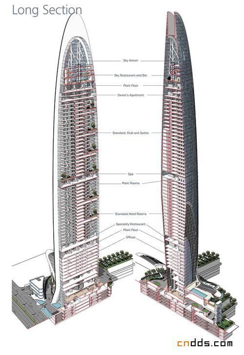 孟買Namaste Tower 300米高塔樓設(shè)計欣賞