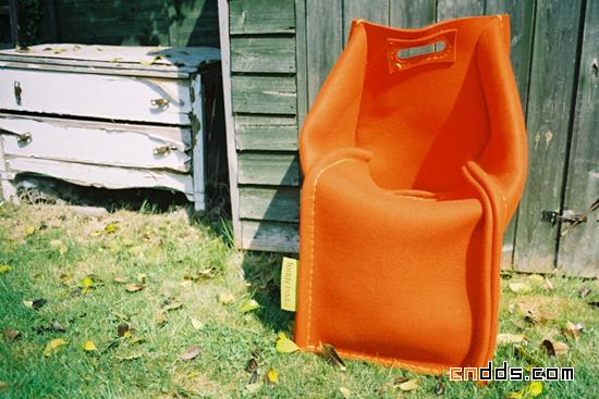 时尚袋子储物椅设计