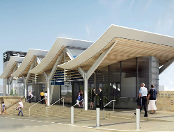 英国罗瑟勒姆中央车站建筑设计