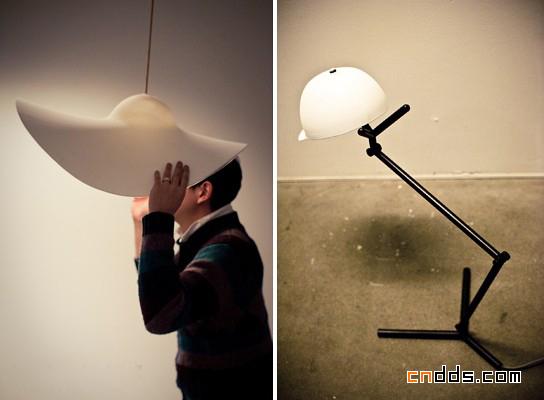 创意帽子灯灯具设计