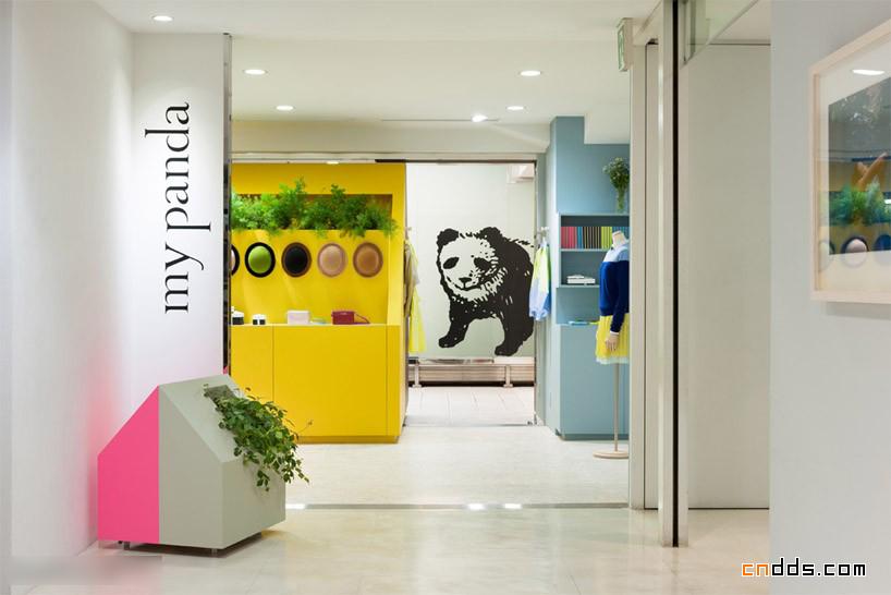东京熊猫零售商店设计