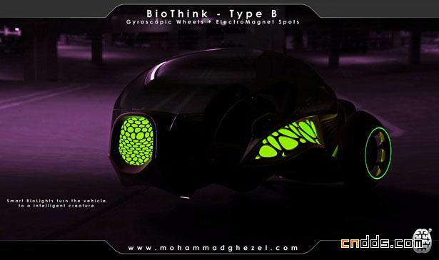 可爱的虫虫未来概念车BioThink