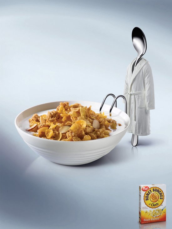 麦片广告设计