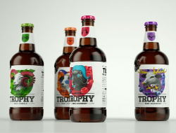 独特的Trophy Beer包装设计