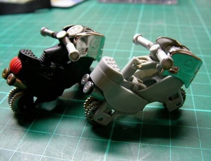 創意：打火機變形成摩托車