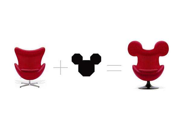 米奇Mickey蛋椅