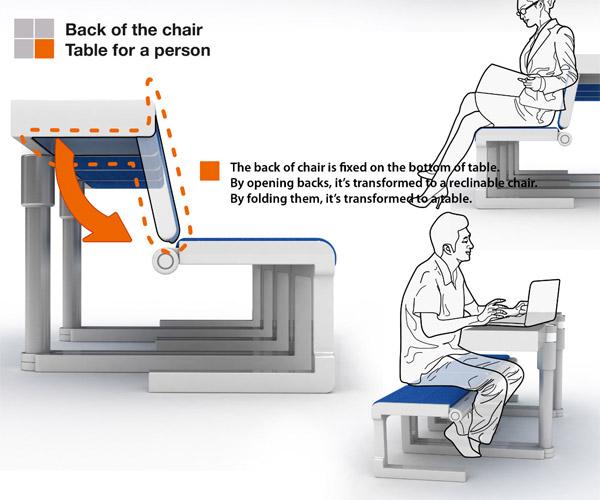 可调节机场座椅设计